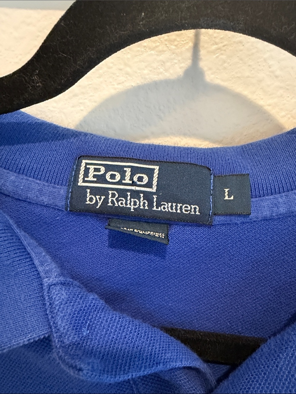 Ralph Lauren Polo Shirt in Royal Blue with Green Logo - Picture 2 of 4